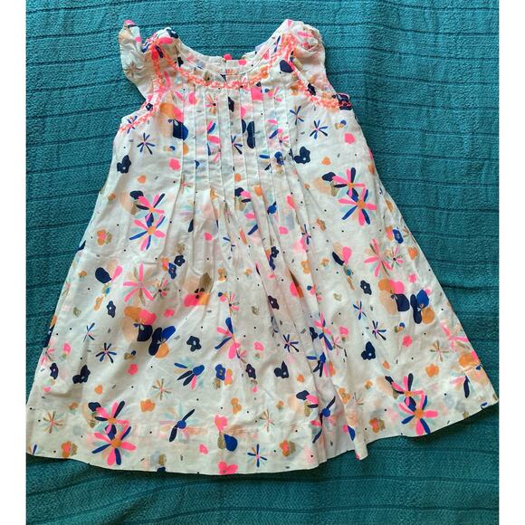 EGG Dress Abstract Print Cotton Sundress ~ Sz 12 Months ~ So Sweet! - Picture 1 of 6